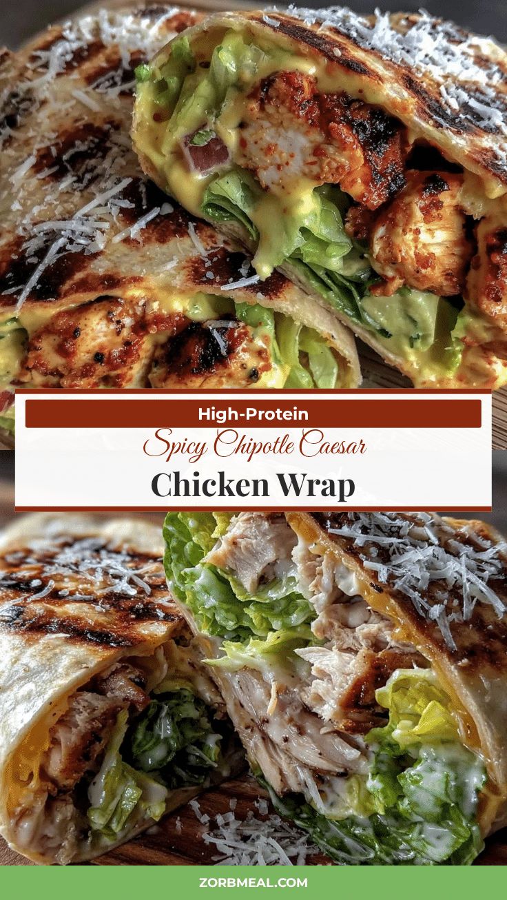 chipotle chicken caesar wrap recipe