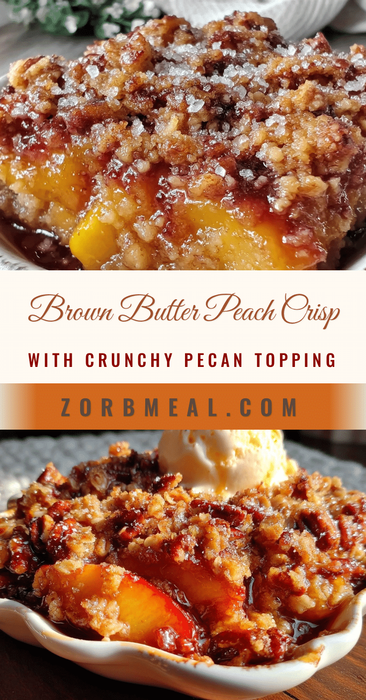 cozy peach crisp recipe