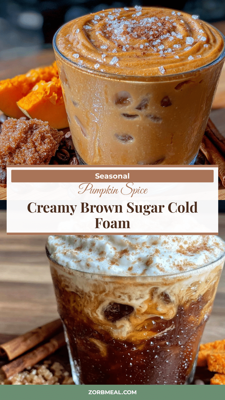 creamy brown sugar pumpkin spice cold foam recipe