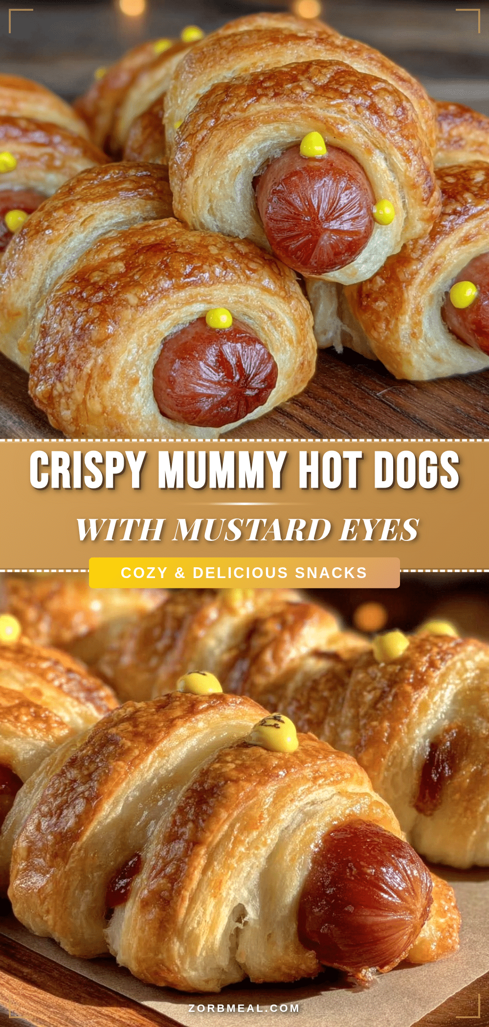 crispy mummy hot dogs recipe