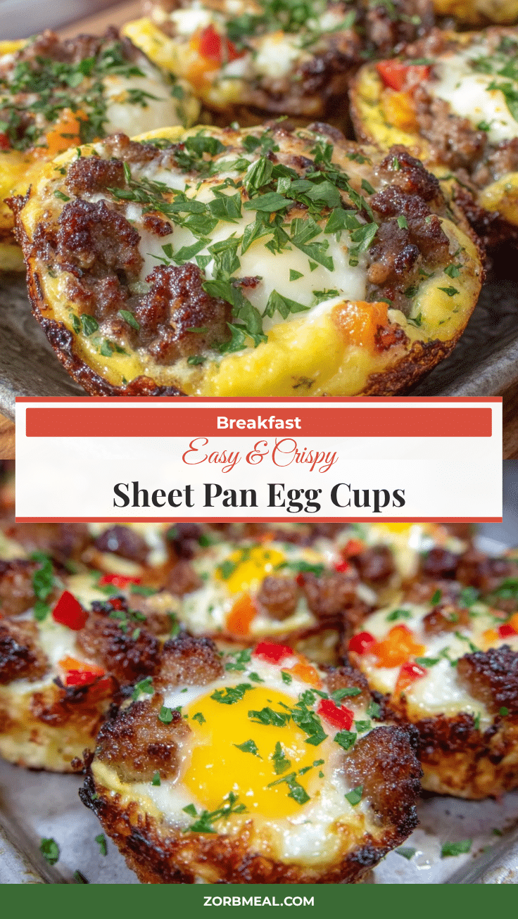 crispy sheet pan breakfast egg cups recipe