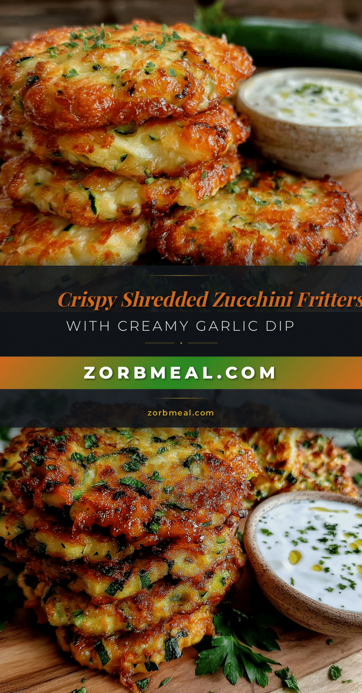 crispy shredded zucchini fritters recipe