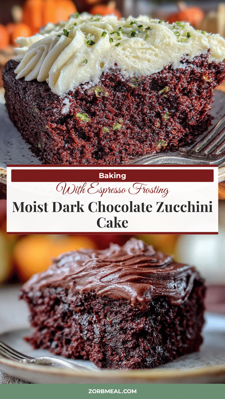dark chocolate zucchini cake recipe