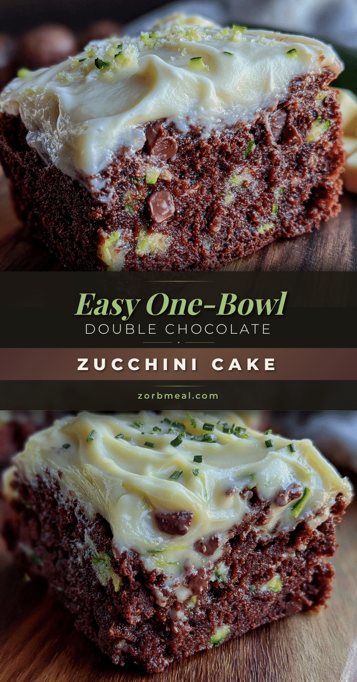 double chocolate zucchini cake recipe