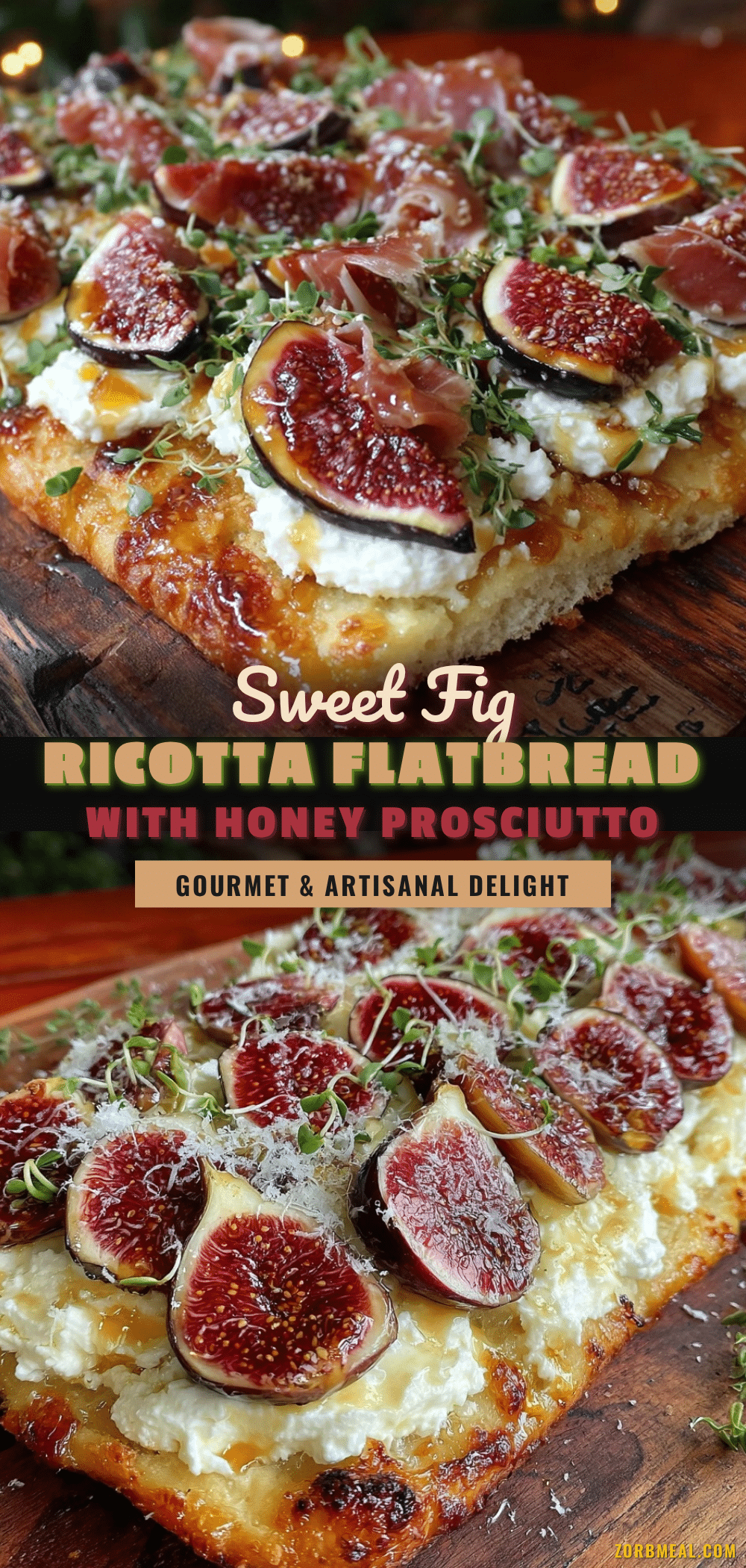 fresh fig and ricotta flatbread recipe