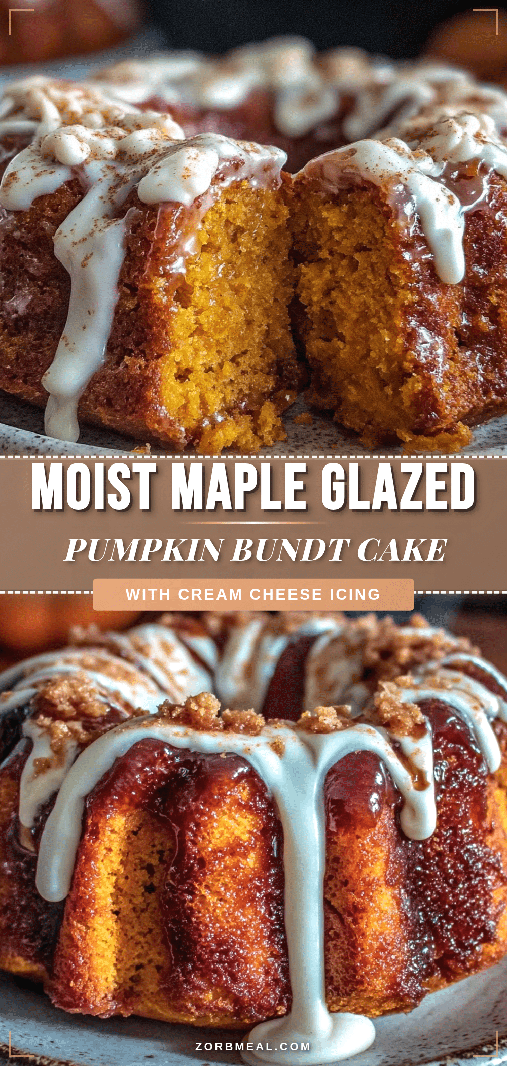 maple glazed pumpkin bundt cake recipe