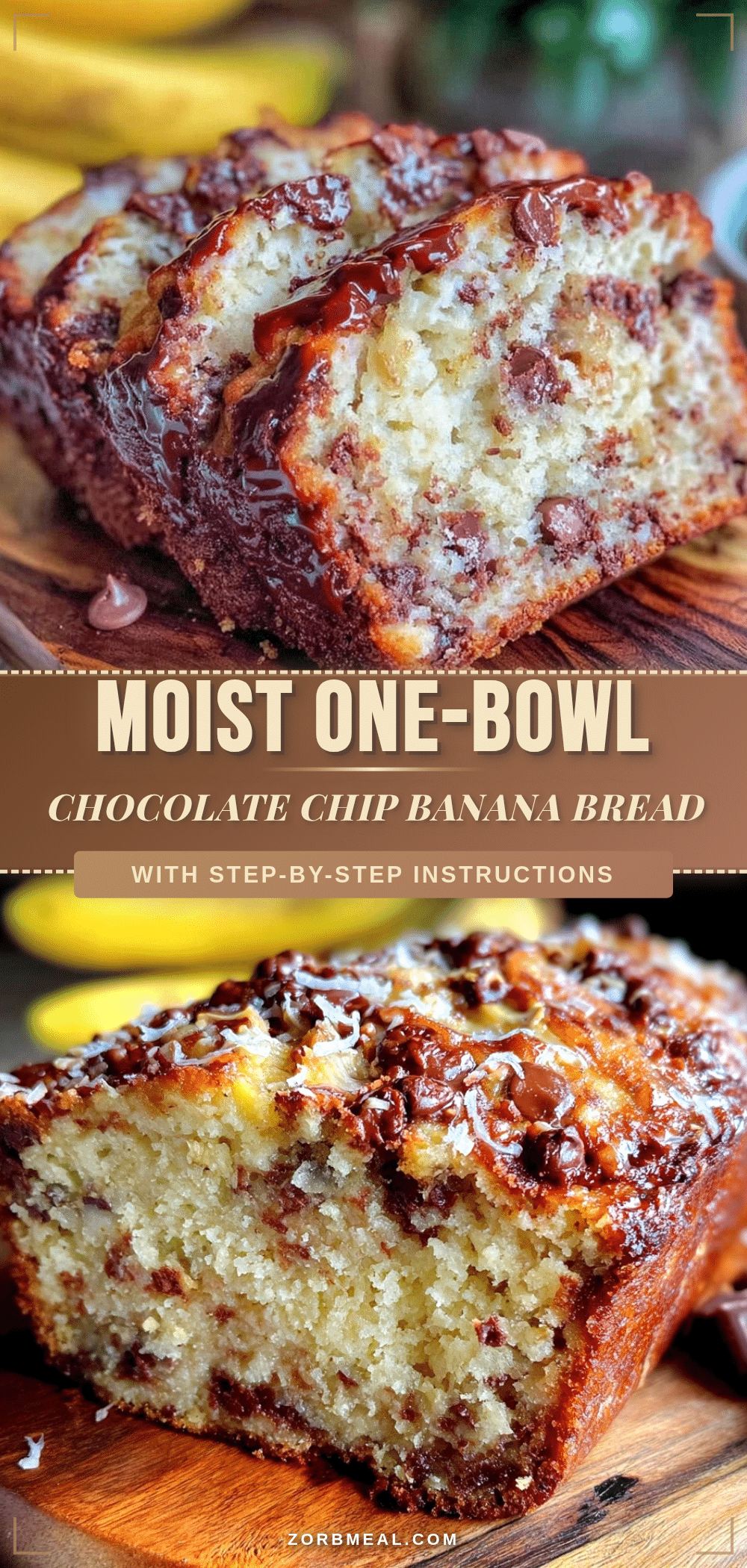 moist one-bowl banana bread recipe