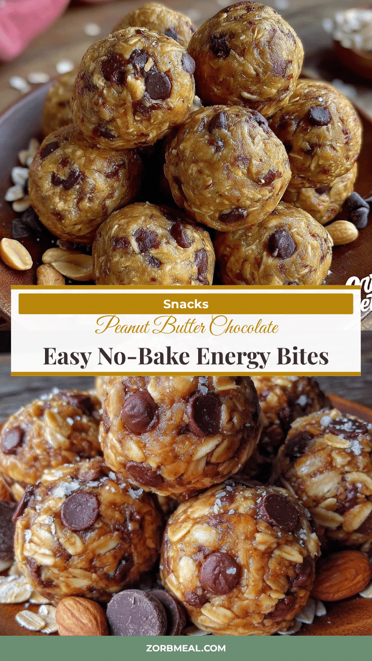 no-bake peanut butter oat energy bites recipe
