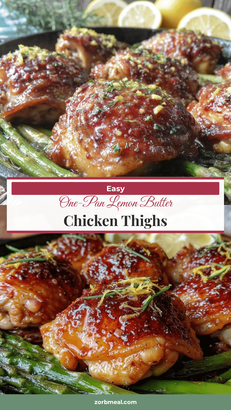 one-pan lemon butter chicken thighs recipe