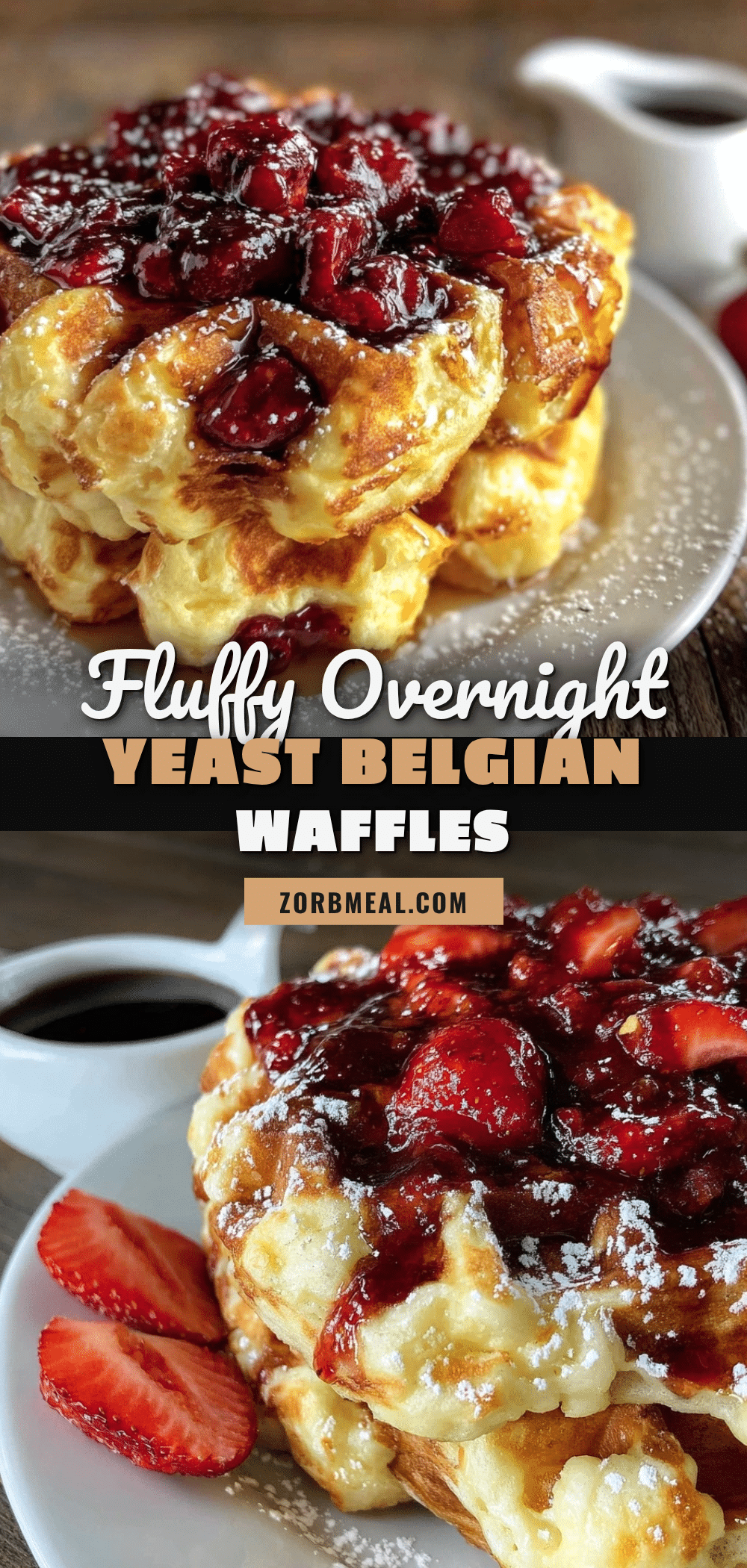 overnight yeast Belgian waffles recipe