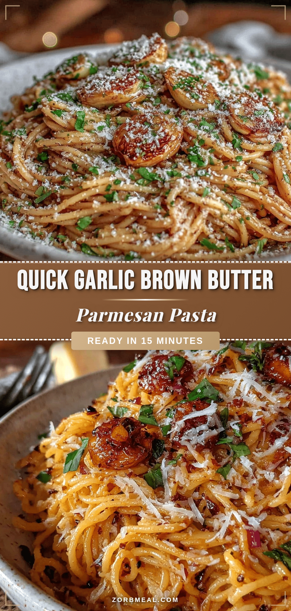 quick garlic brown butter pasta recipe