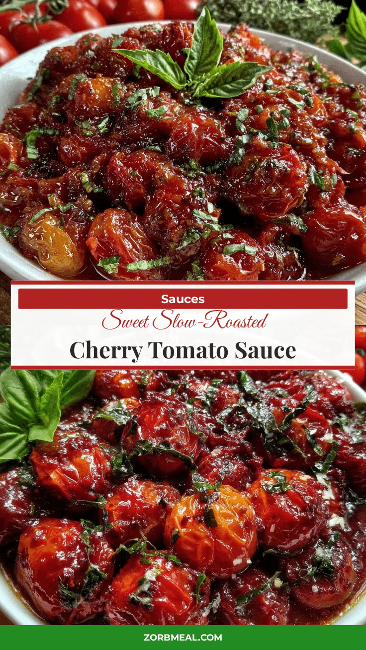 slow-roasted cherry tomato pasta sauce recipe