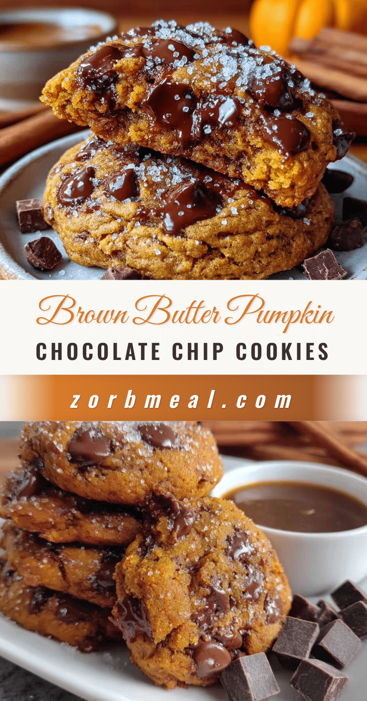 soft-baked pumpkin chocolate chip cookies recipe