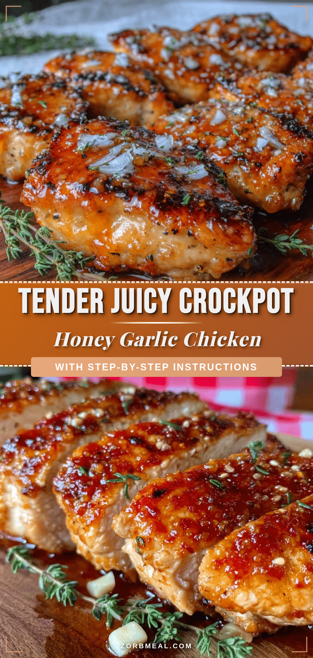 tender crockpot honey garlic chicken breast recipe