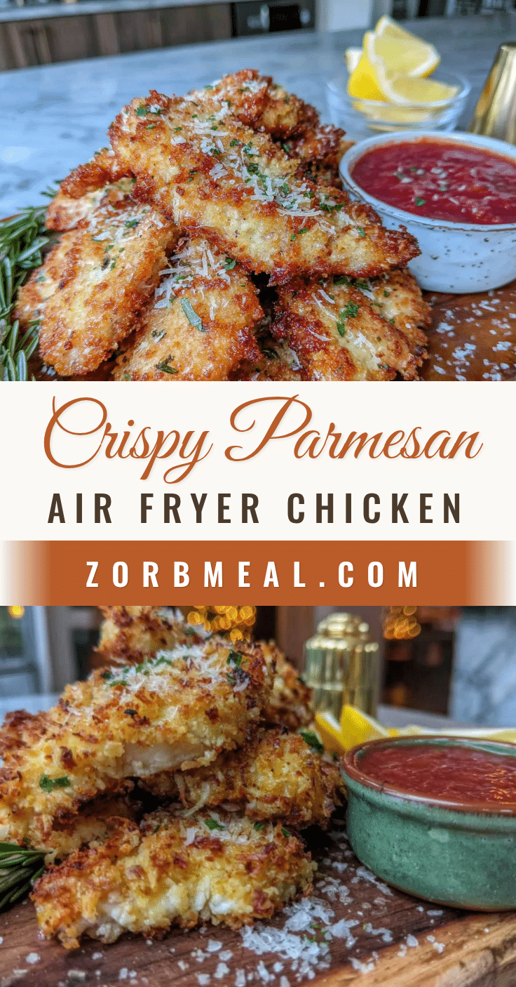 air fryer parmesan chicken tenders recipe