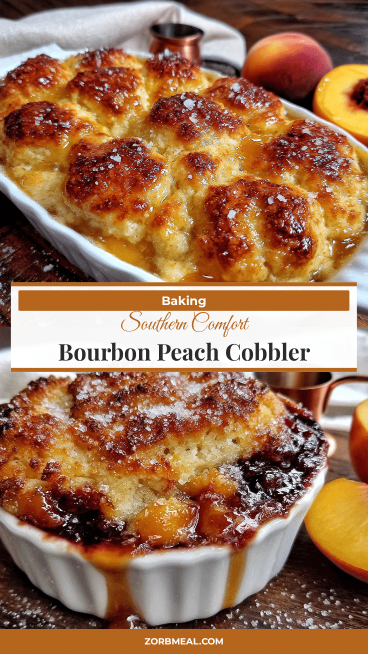 bourbon peach cobbler recipe