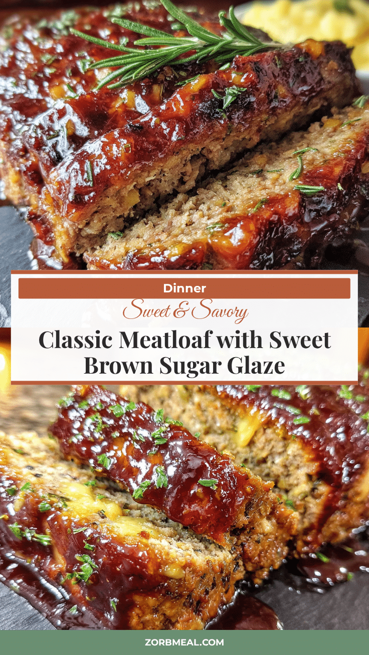 Classic Meatloaf with Sweet Brown Sugar Glaze recipe