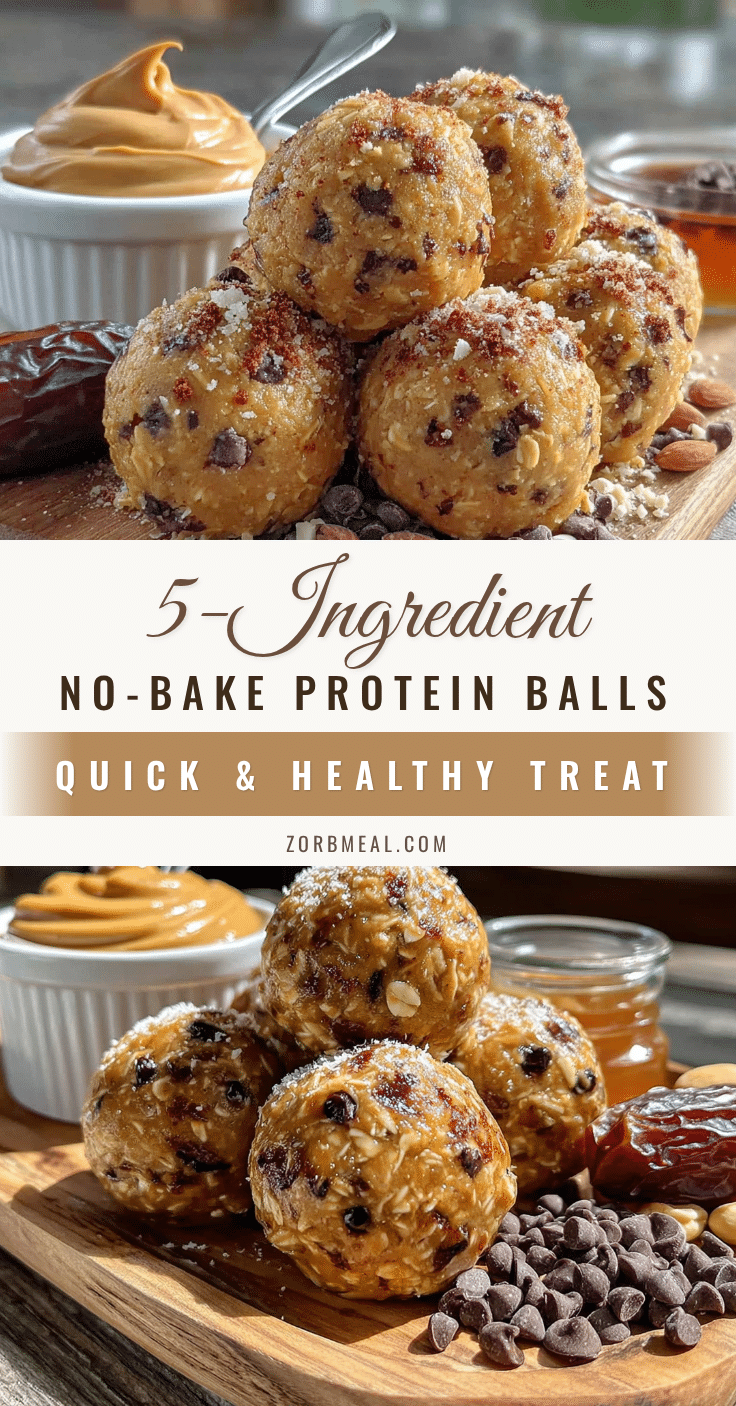 Easy No-Bake Peanut Butter Protein Balls recipe