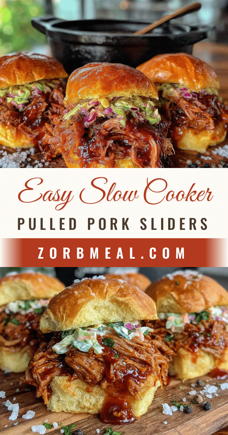 easy slow cooker pulled pork sliders recipe