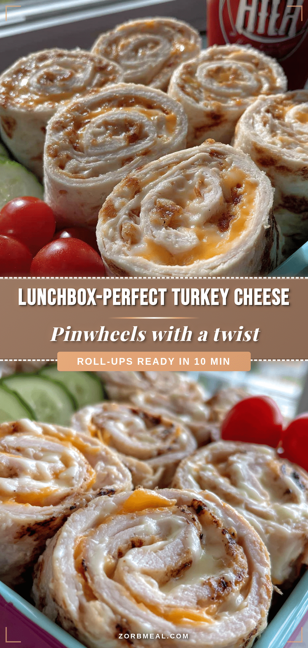 easy turkey and cheese pinwheel roll-ups recipe