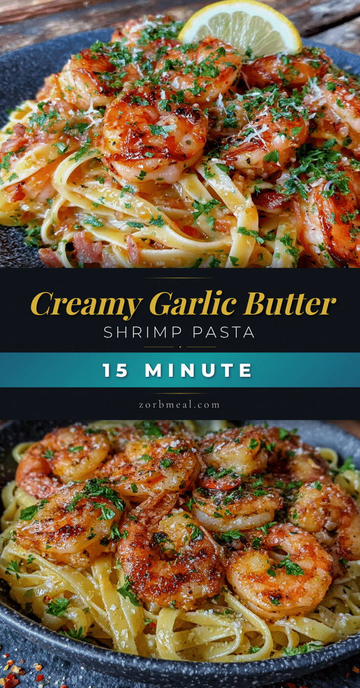 garlic butter shrimp pasta recipe