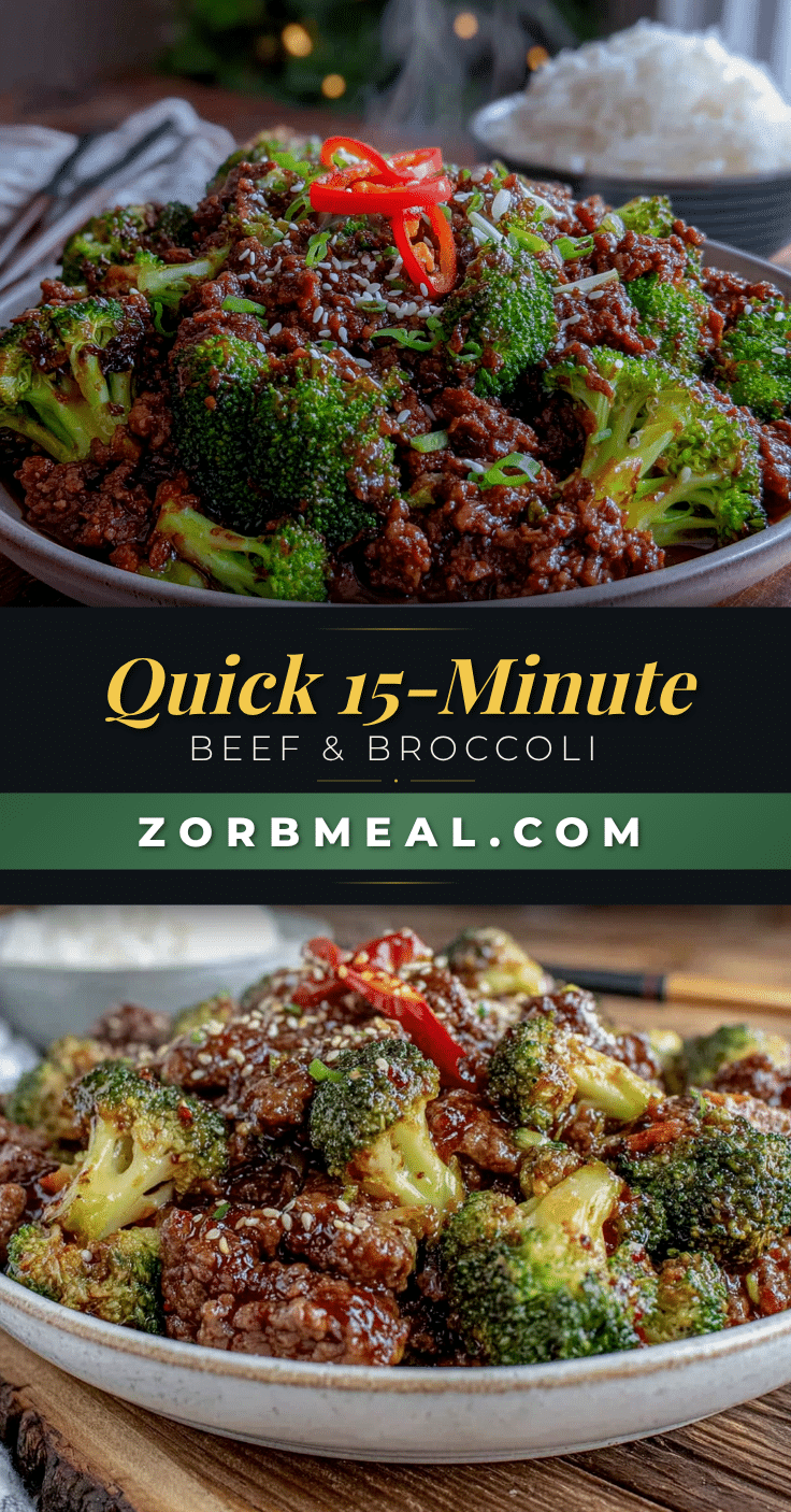 ground beef & broccoli stir fry recipe