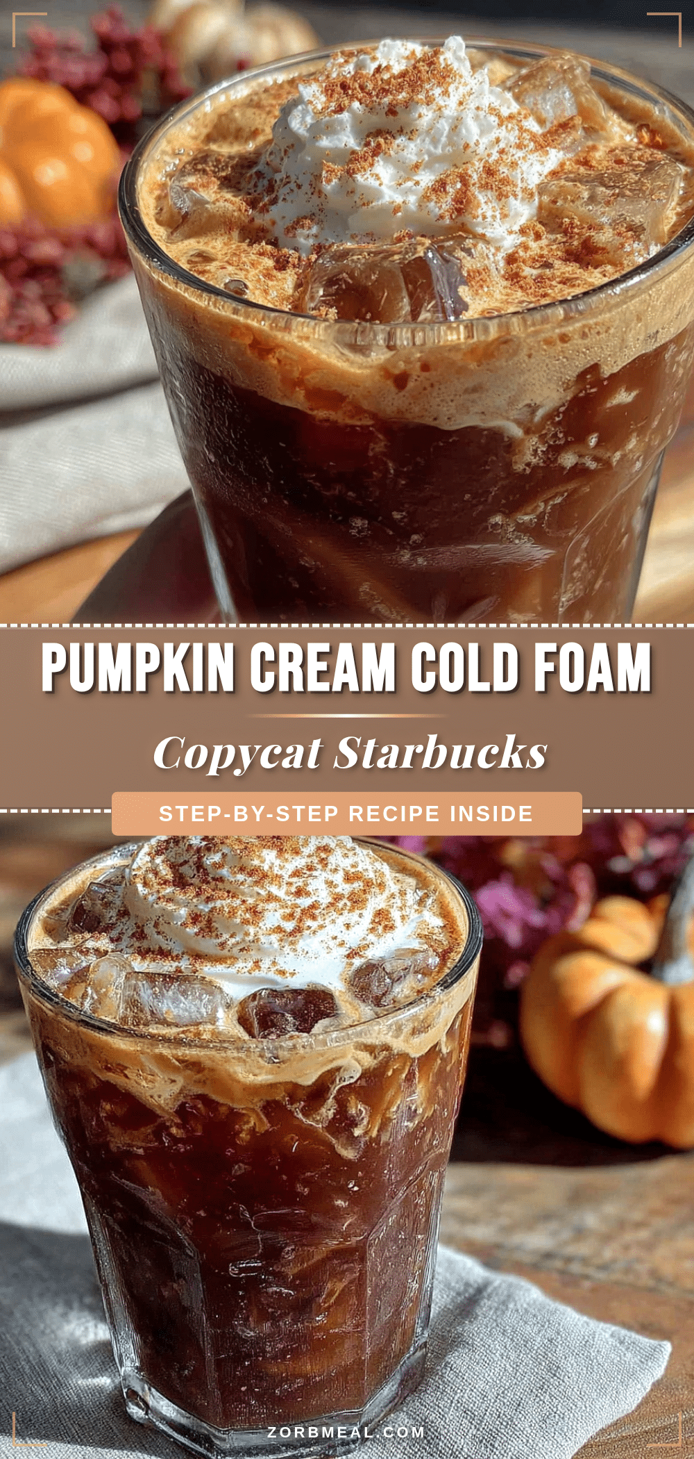 Homemade Pumpkin Cream Cold Foam Coffee recipe