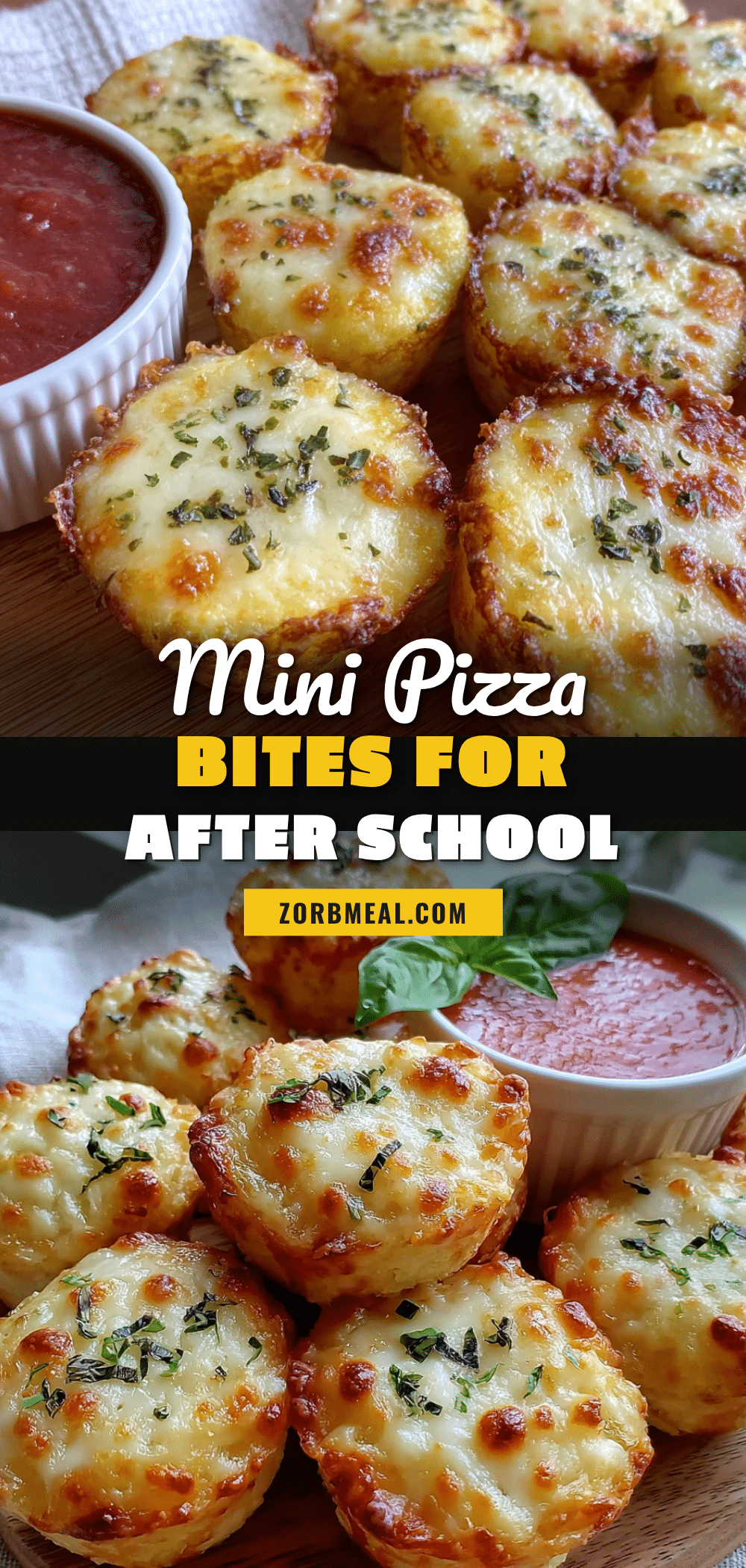 mini muffin tin pizza bites recipe