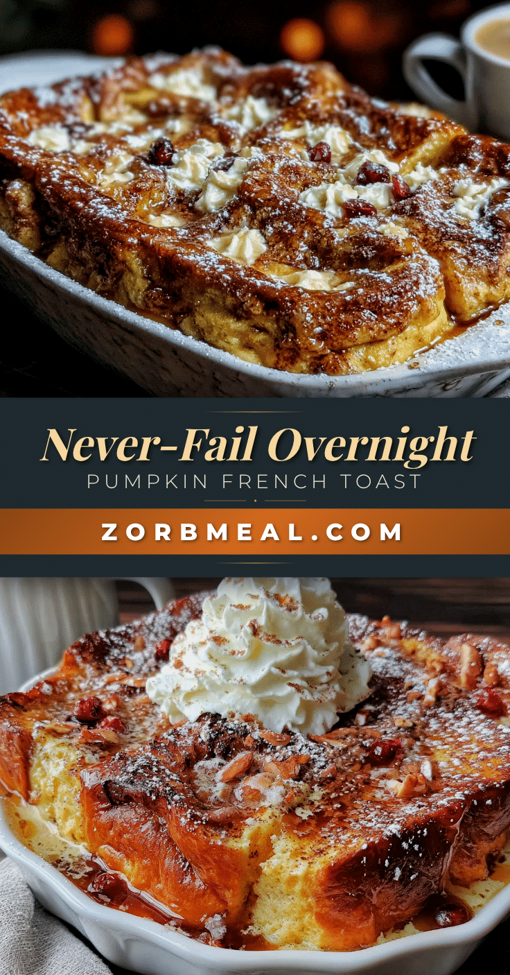 overnight pumpkin french toast bake recipe