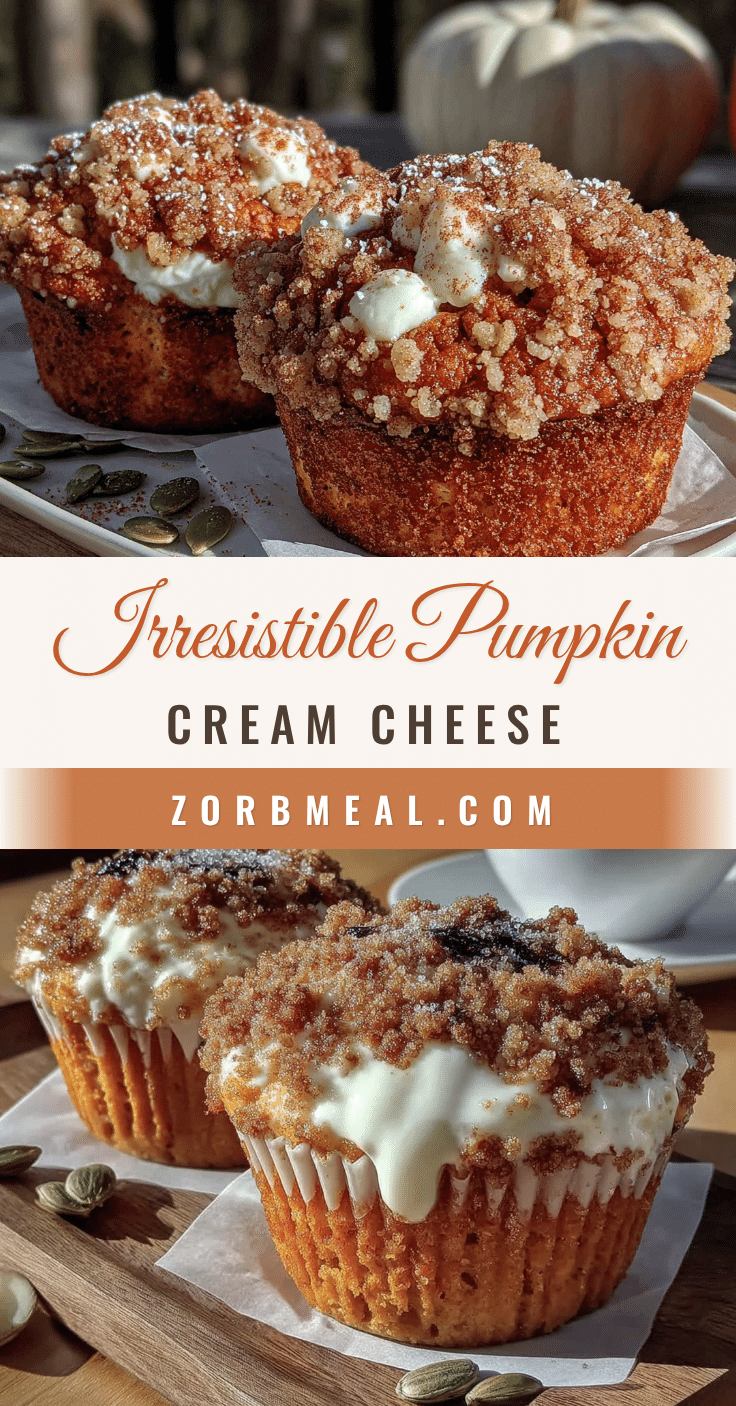 pumpkin cream cheese muffins recipe
