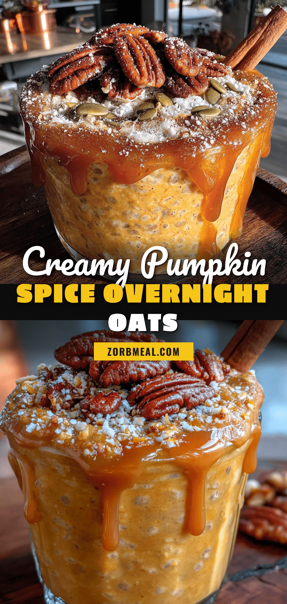 pumpkin spice overnight oats recipe