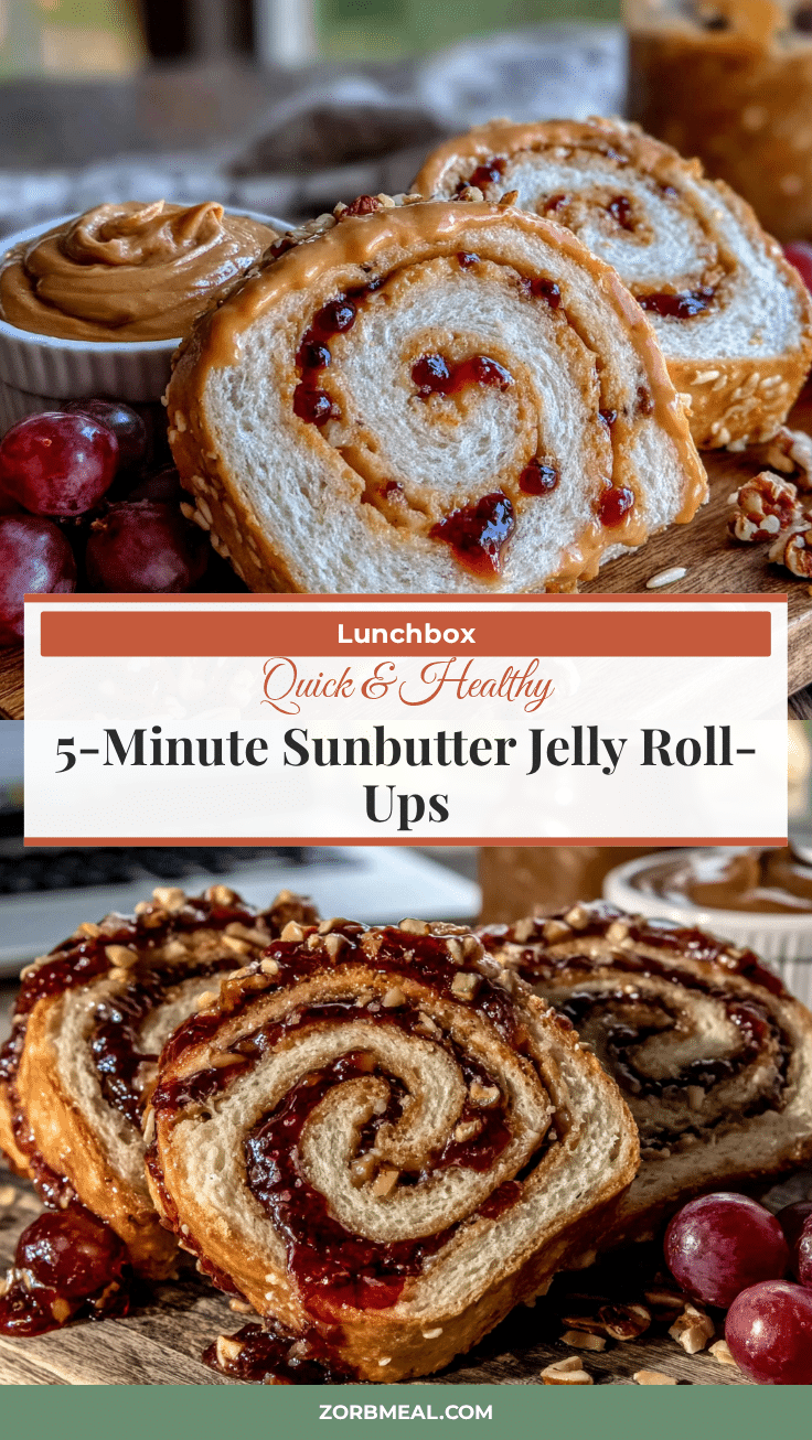 sunbutter and jelly roll-ups recipe