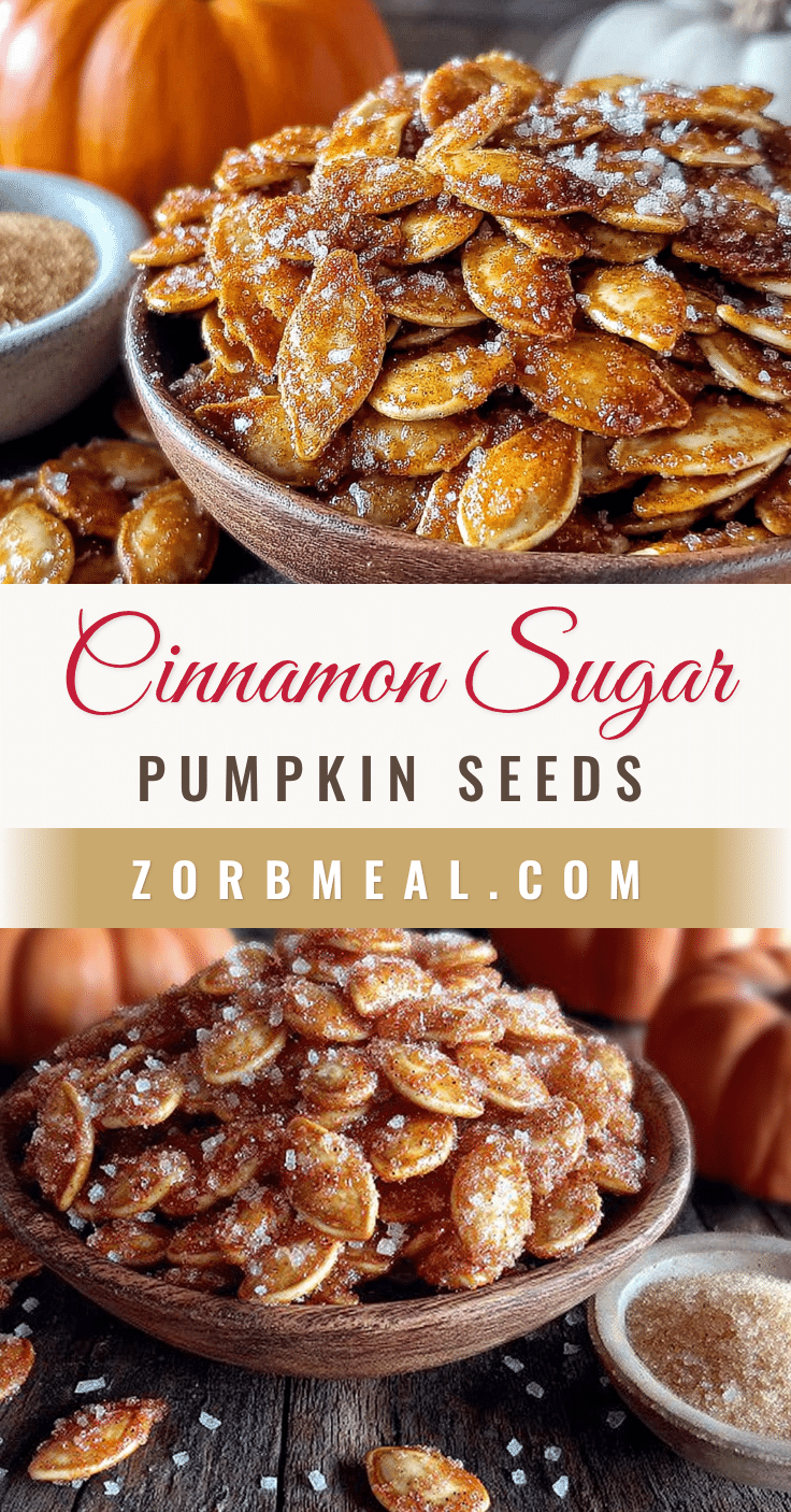 air fryer cinnamon sugar pumpkin seeds recipe