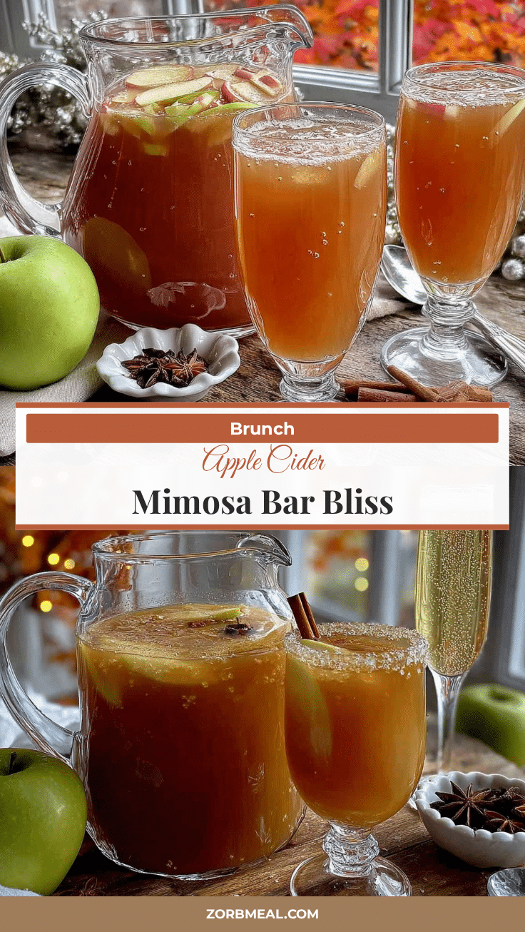 apple cider mimosa bar recipe