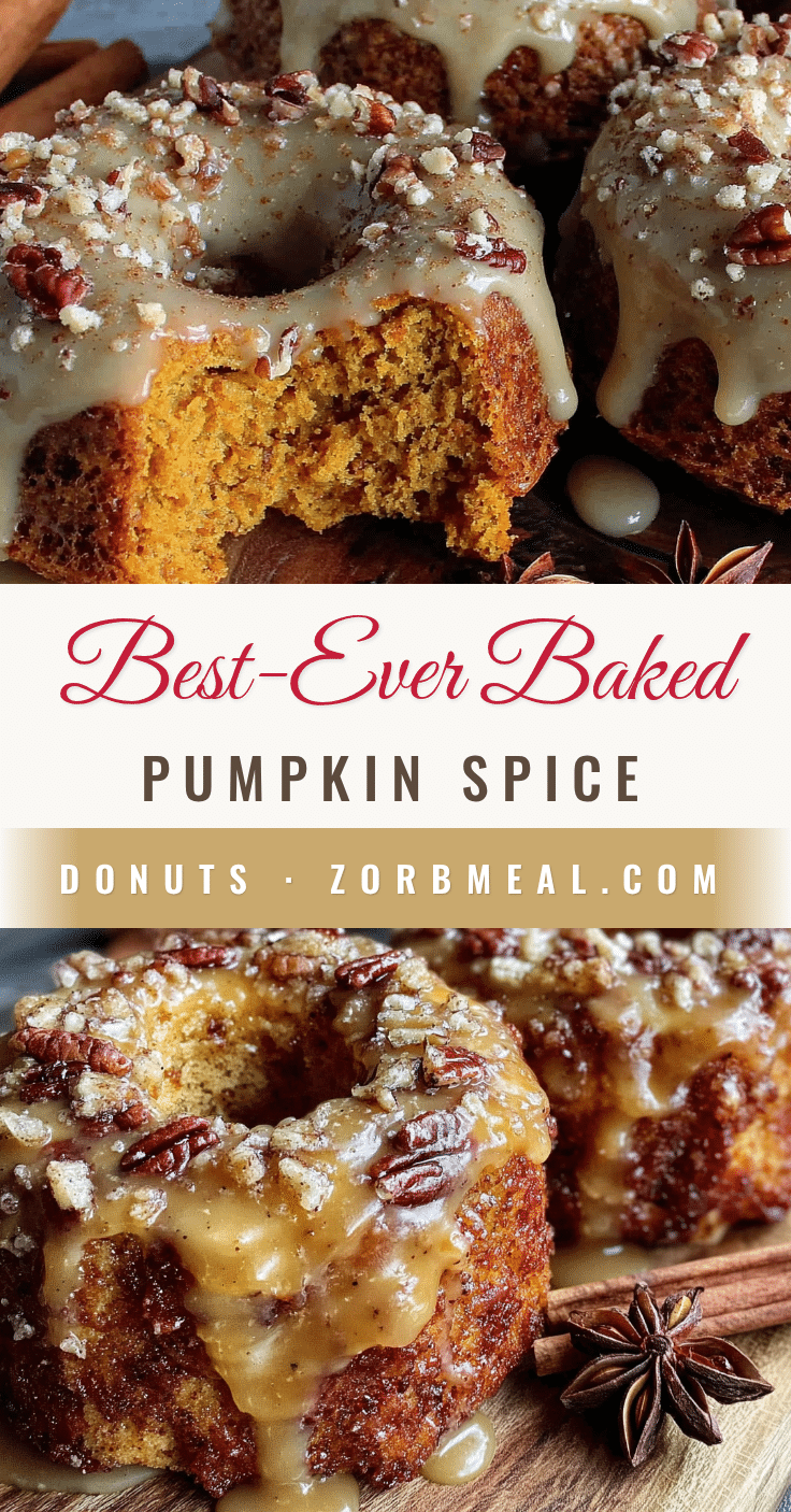 Baked pumpkin spice donuts recipe