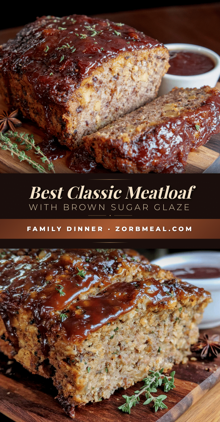 best classic meatloaf with brown sugar glaze recipe recipe