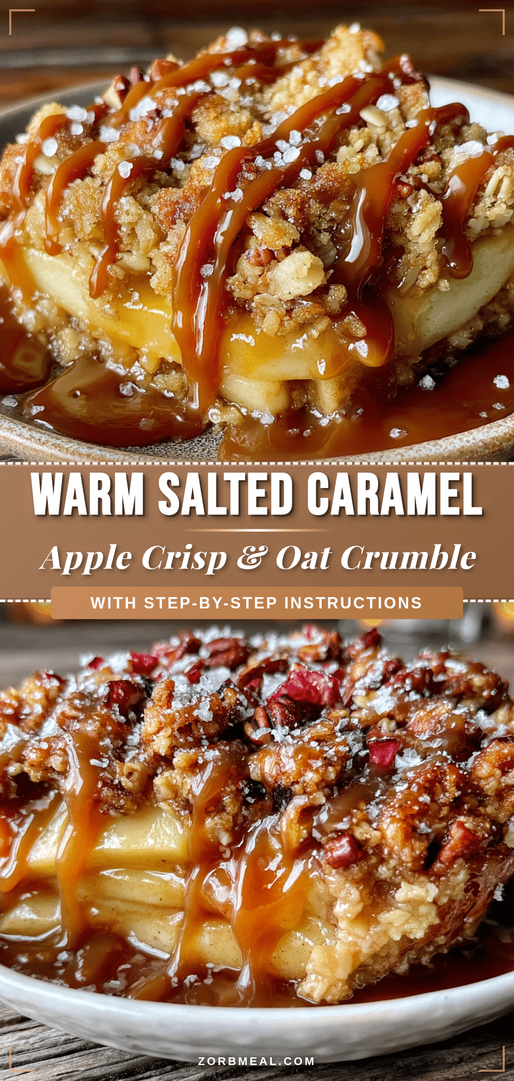 best homemade salted caramel apple crisp recipe