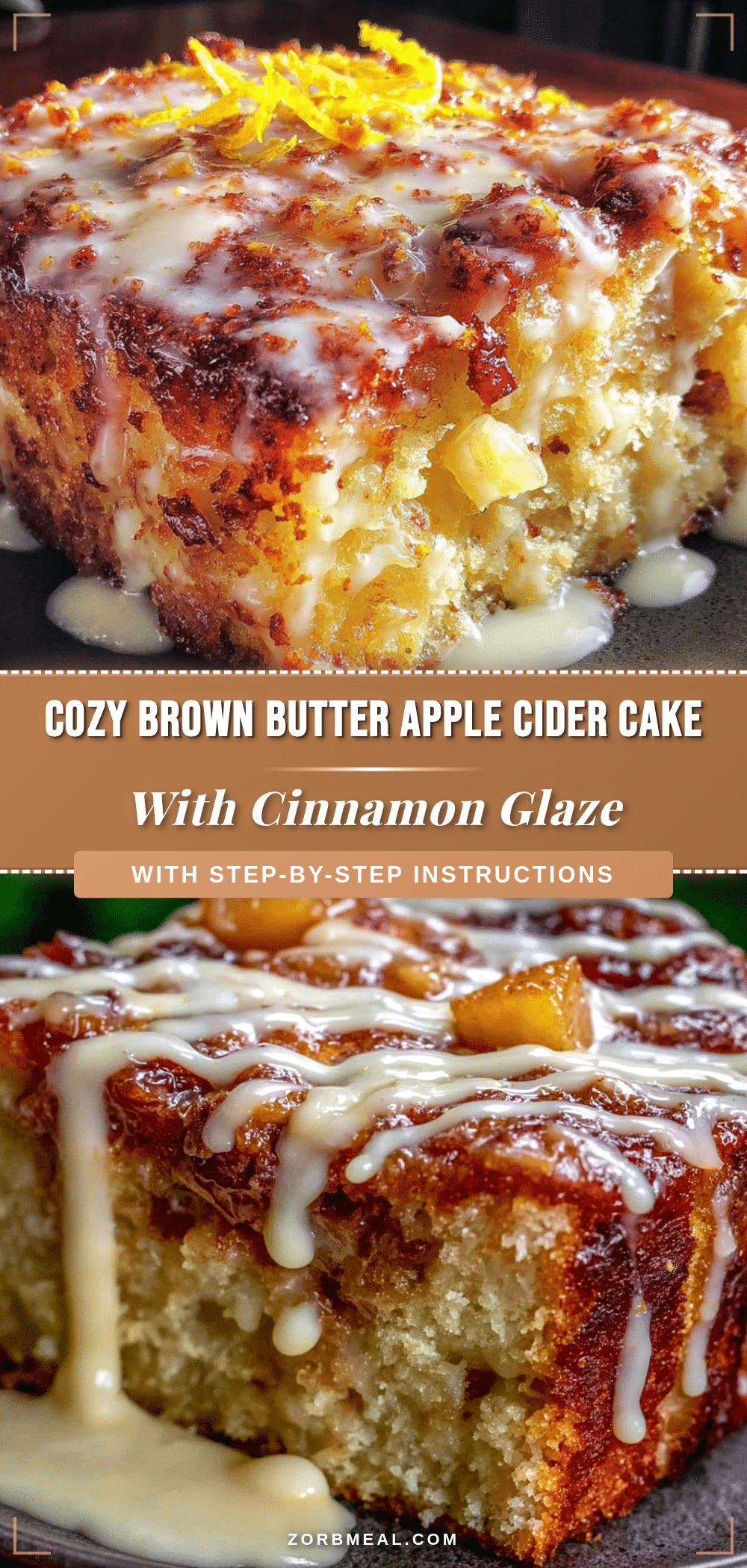 brown butter apple cider cake recipe