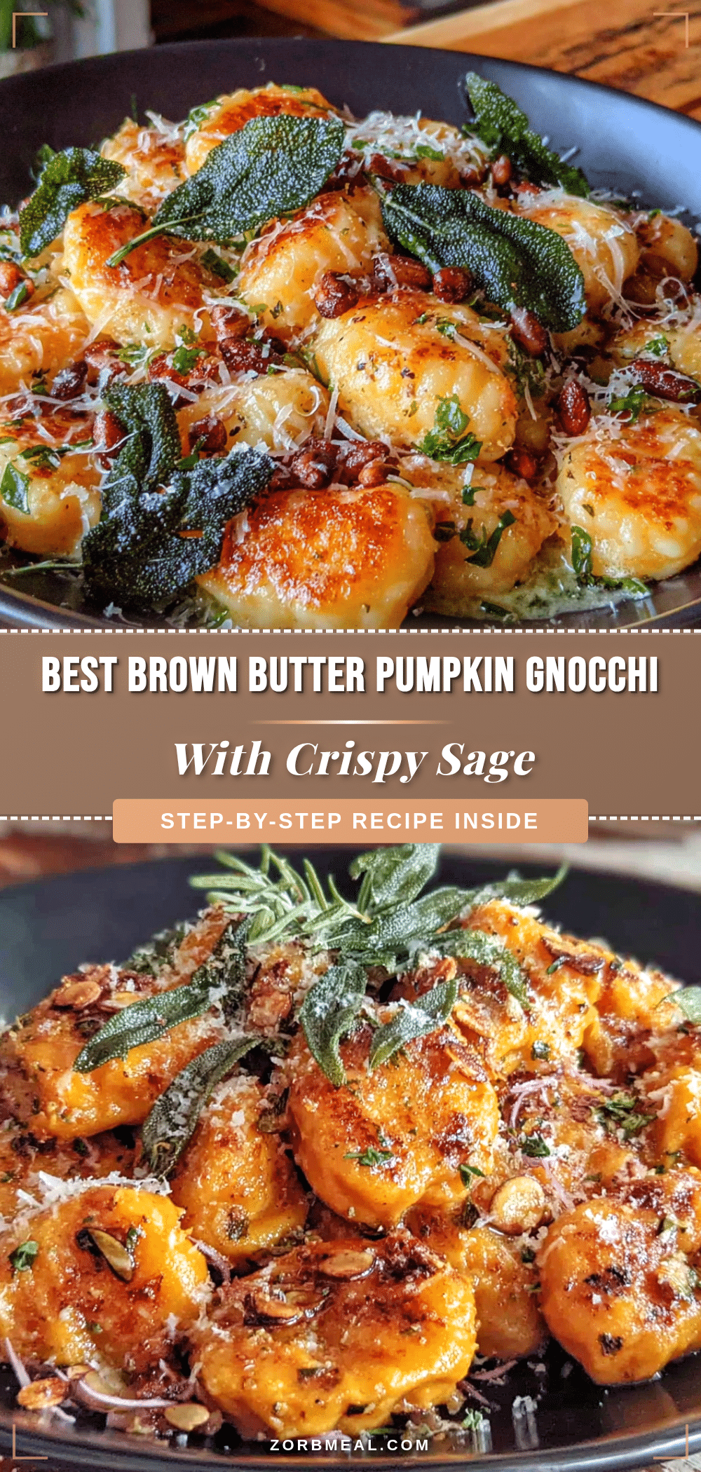 brown butter pumpkin gnocchi with crispy sage recipe