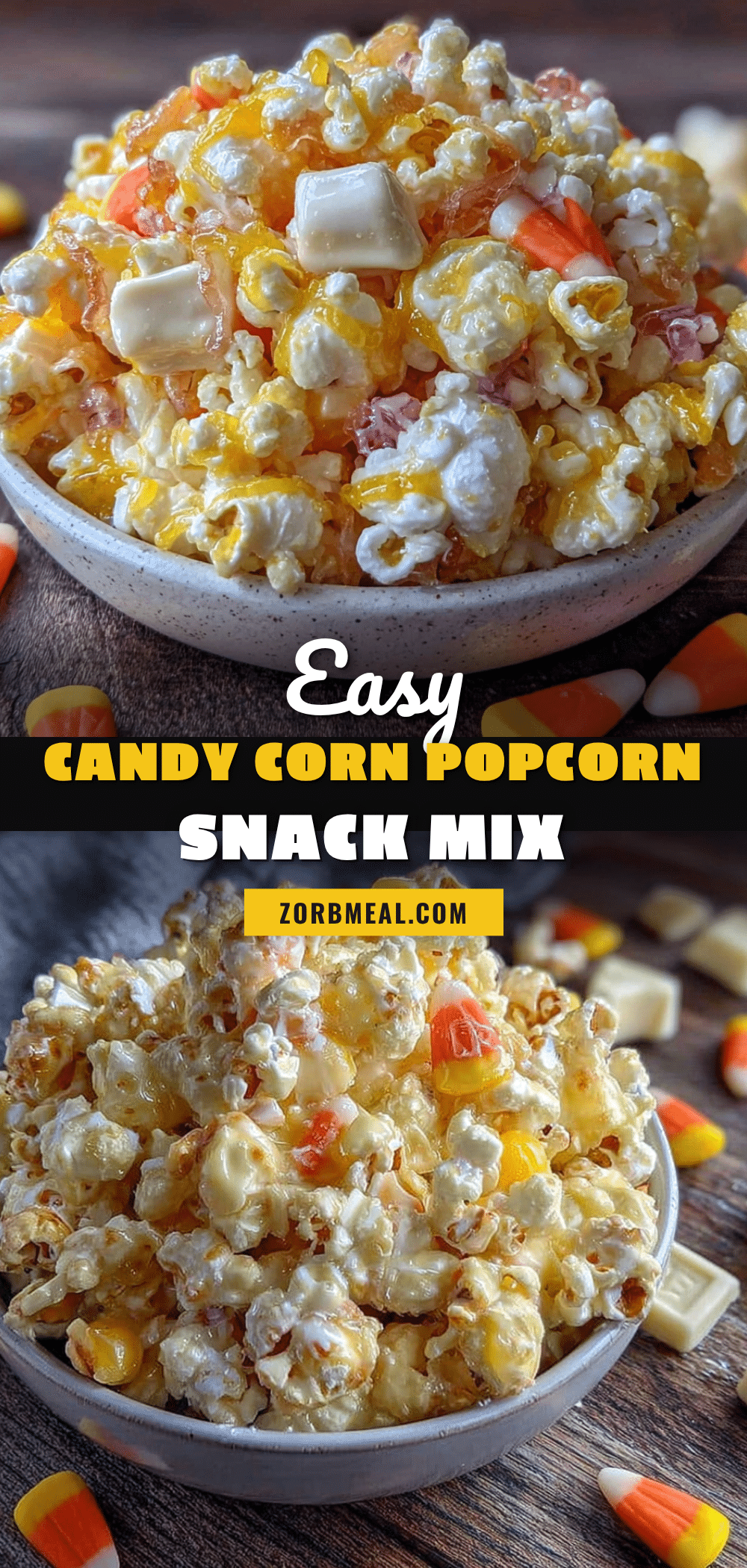 candy corn popcorn snack mix recipe