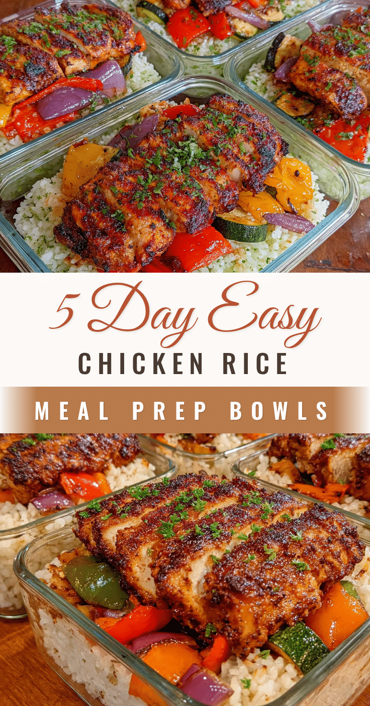 chicken and rice meal prep bowls recipe