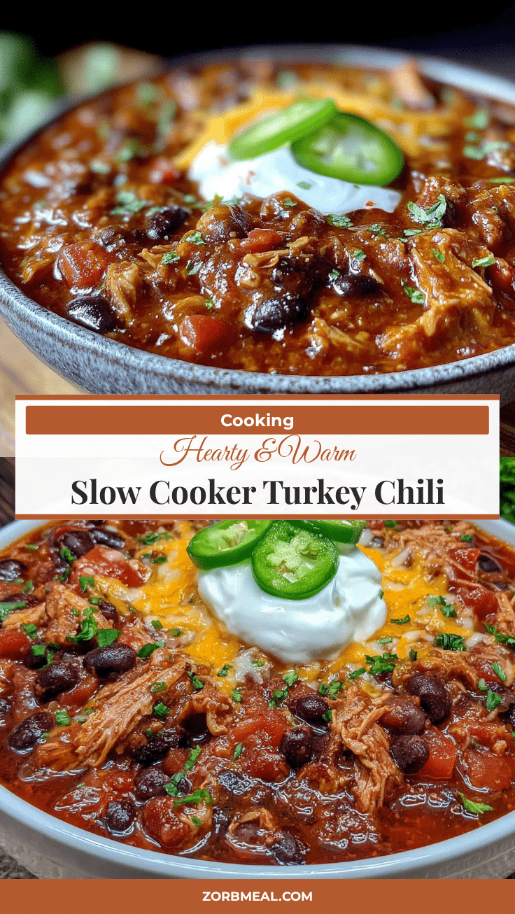 cozy slow cooker turkey chili with black beans recipe