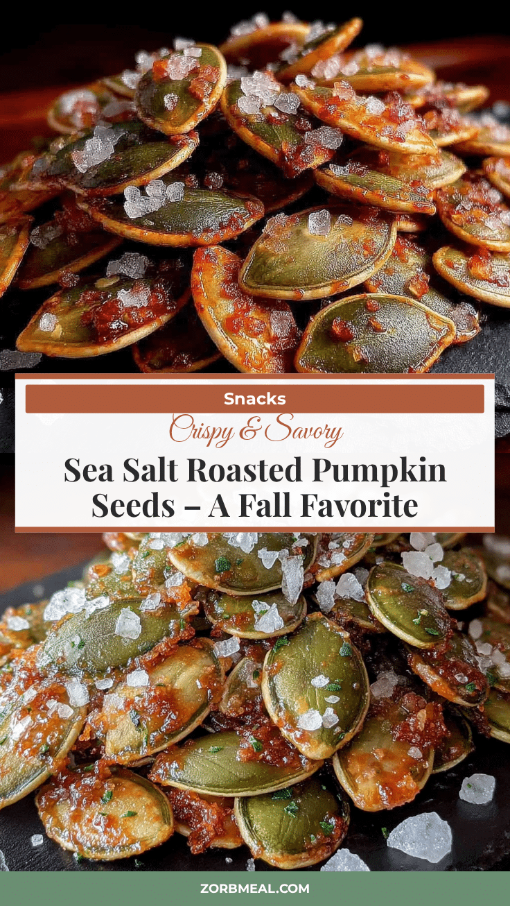 Crispy Sea Salt Roasted Pumpkin Seeds recipe