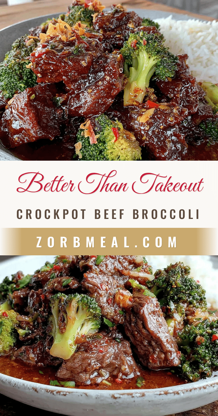 Easy Crockpot Beef and Broccoli recipe