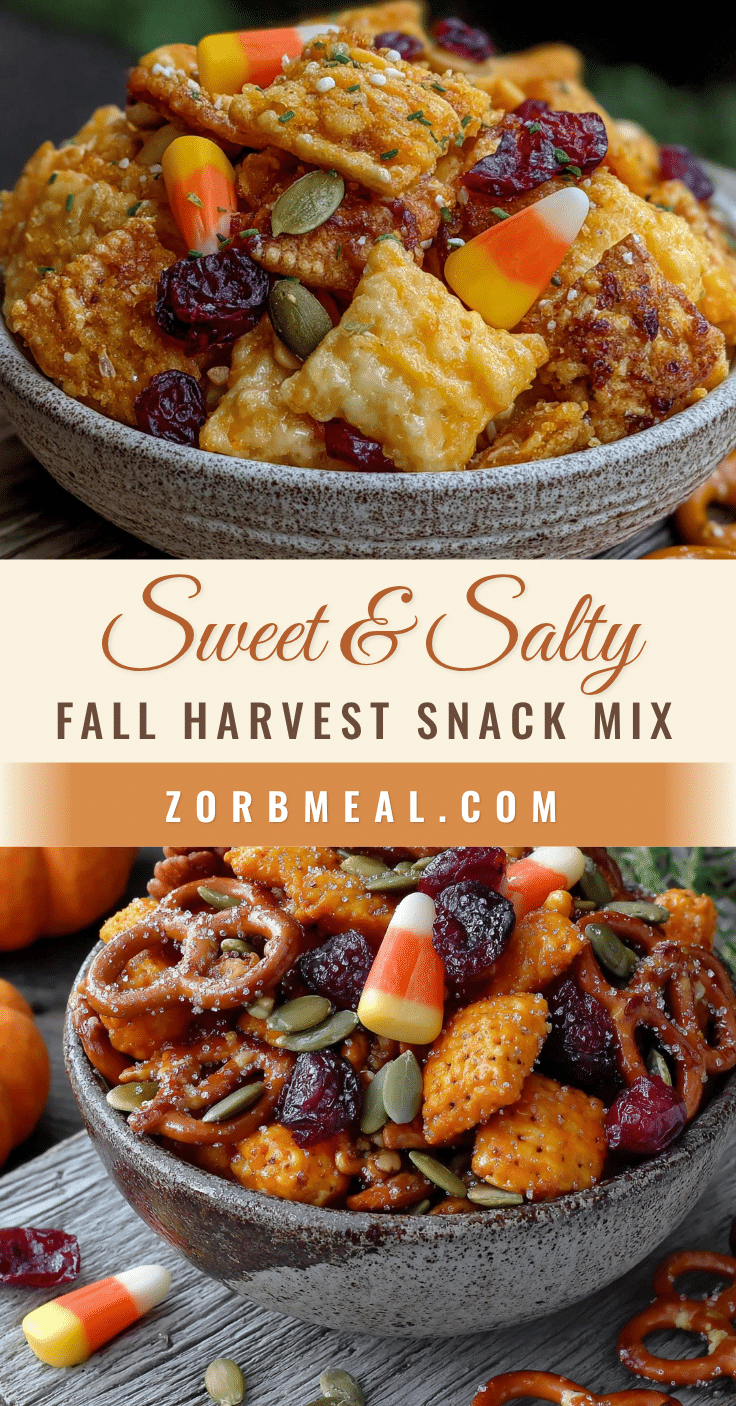 Easy Fall Harvest Snack Mix recipe