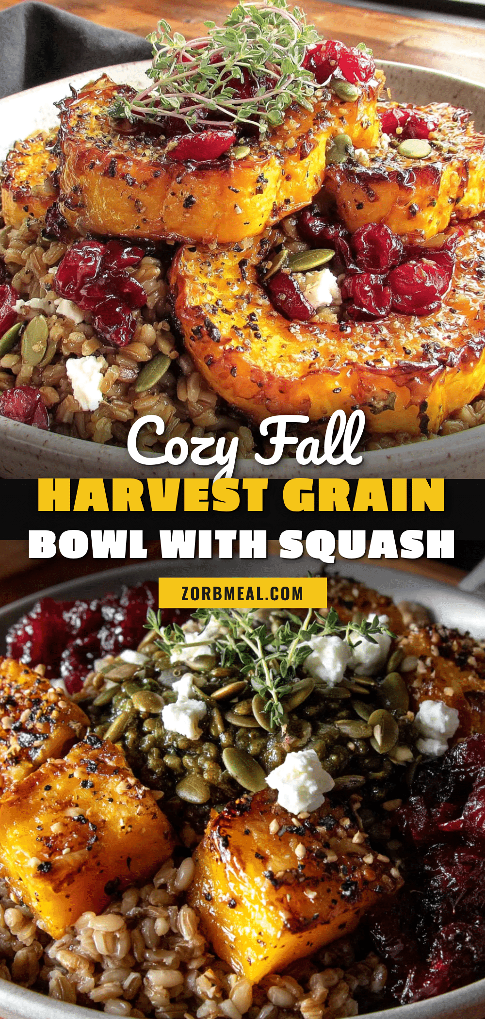 fall harvest grain bowl recipe