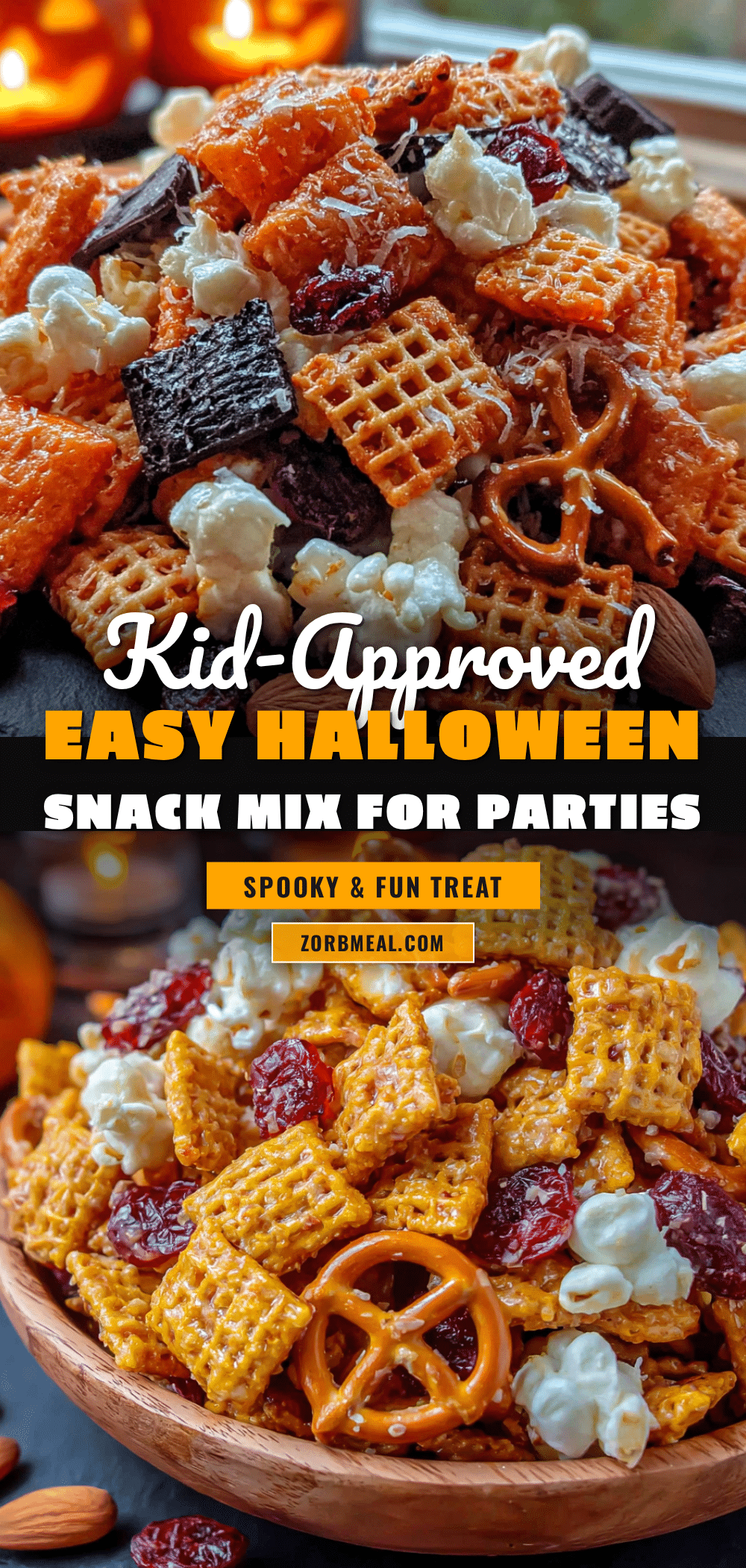 halloween snack mix recipe