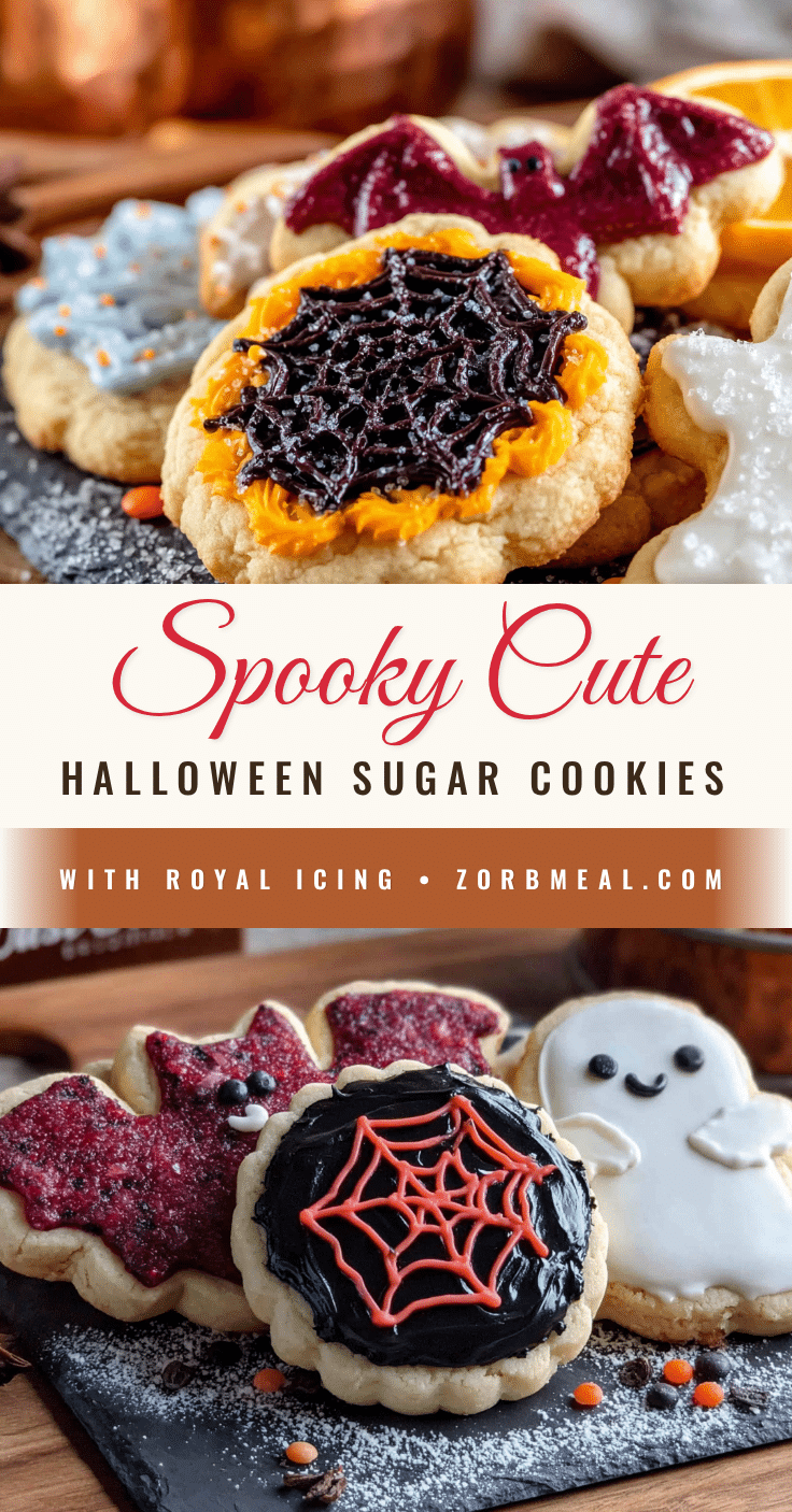 Halloween sugar cookies with royal icing recipe