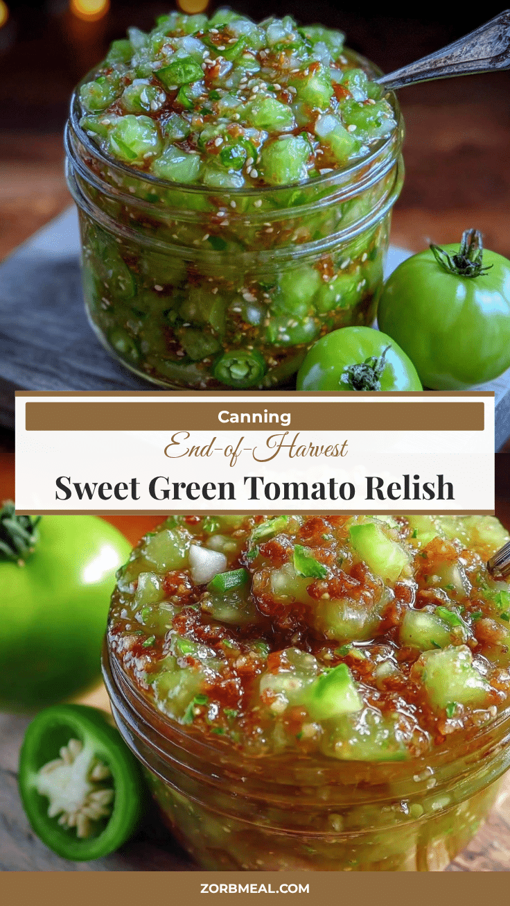 homemade green tomato relish recipe