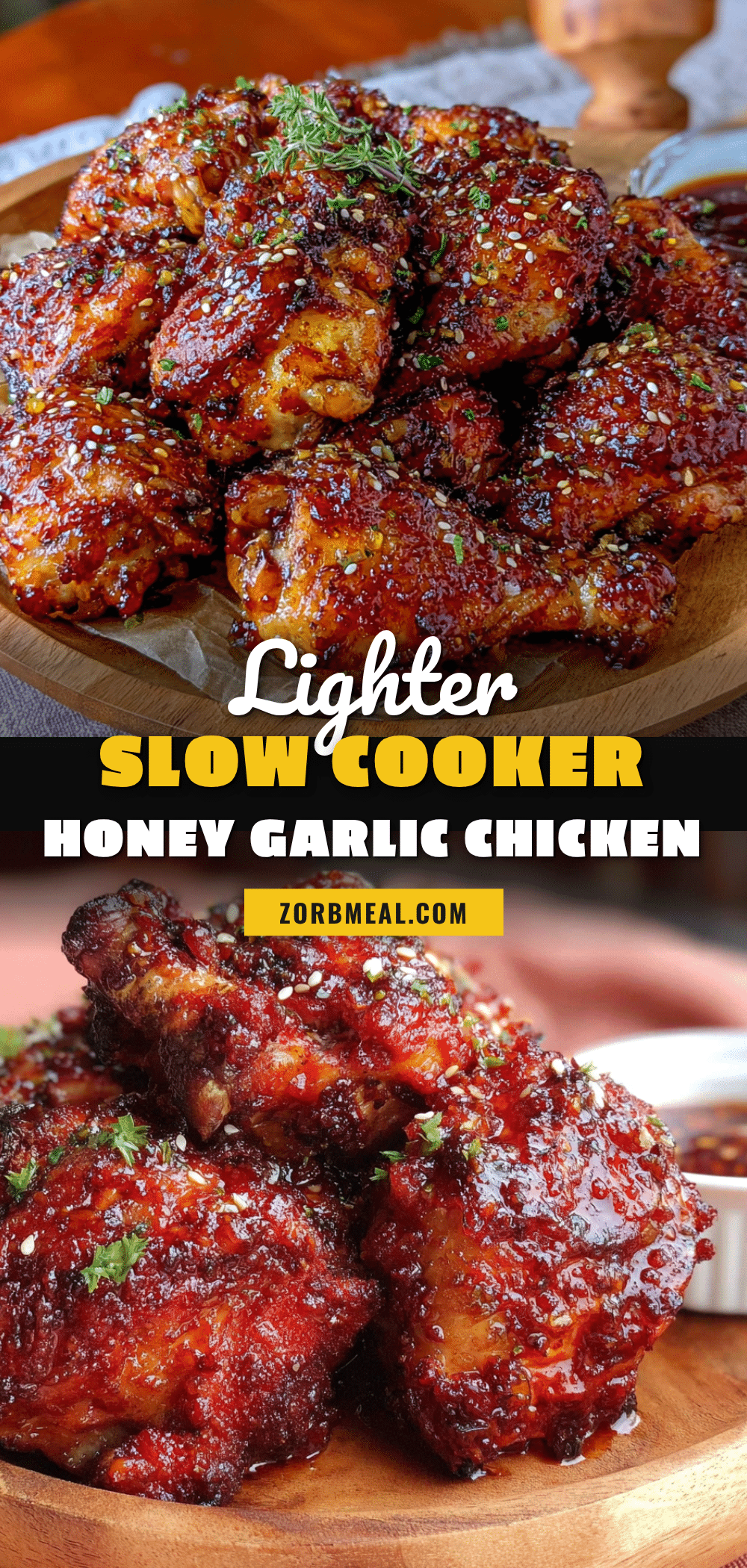 lighter slow cooker honey garlic chicken recipe